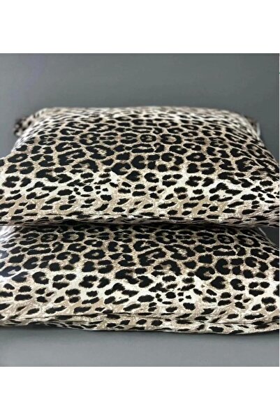 karanihome غطاء وسادة بنقشة الفهد (50×70) قطعتان