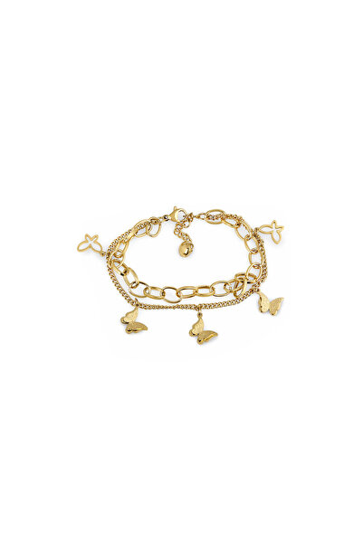 Daniel Klein Bratara aurie, Daniel Klein, pentru dama, din otel inoxidabil, DKJ.3.10013-2