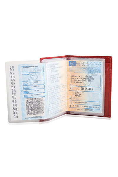 Other BEZ-04 RED BUSINESS card case