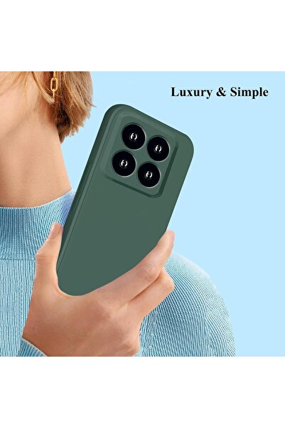 Xiaomi Flippy Liquid Silicone Case for 14 — Microfiber Interior, Shock Protection, Wireless Chargi