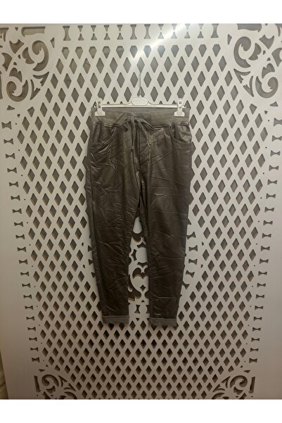 Dressing Room Italian Leather Look Trousers