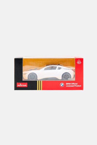 Rastar 1/43 Scale BMW i8 Metal Die-cast Car, White