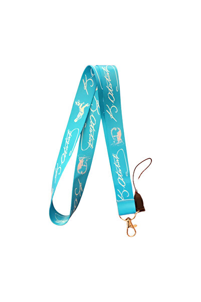 Ankara Üniforma أزرق بلون الكوبالت حبل تعليق للرقبة وحزام للهاتف باللون الأزر...