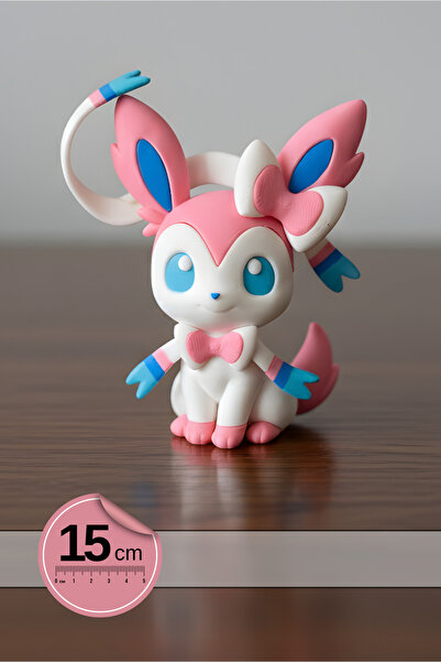 Anka Atolye Pokemon Chibi Stili Sylveon Masa Figürü (15cm) – Pokemon Koleksiy...