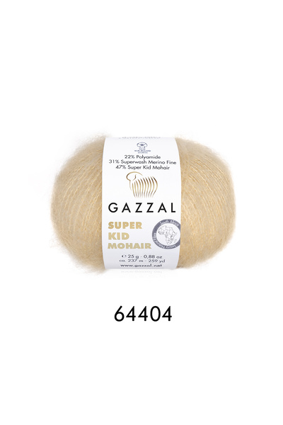 GAZZAL İPLİK خيوط غزال سوبر كيد موهير للحياكة 150 جرام 6×25 جرام 237 متر موهي...