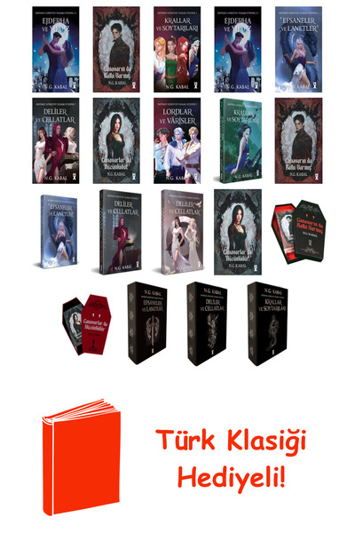 Artemis Yayınları N. G. Kabal 19 Kitap Seti + Türk Klasiği Hediye