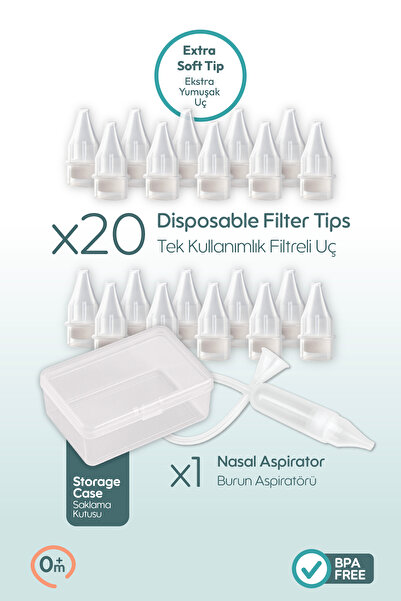 Bemy Baby Burun Aspiratörü ve 20 Adet Yedek Filtre