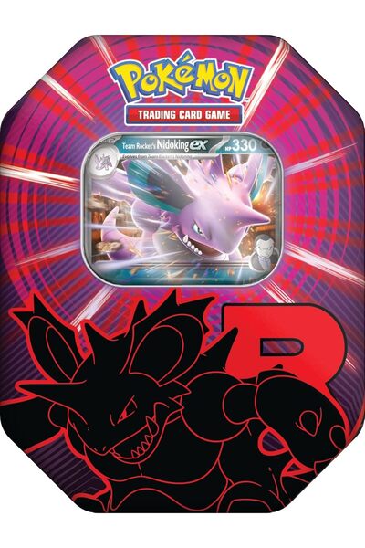 kürkçü مجموعة بطاقات بوكيمون: علبة فريق روكيت – نيدوكينج إكس (بطاقة ترويجية ل...