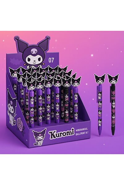 ANI OFİS KIRTASİYE A K Cute Purple Character Tip Pen – 0.7 mm Tip, Smooth Writing - 1 Piece