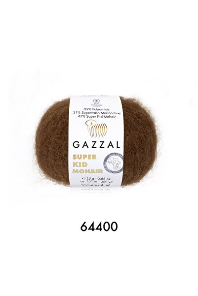 GAZZAL İPLİK Gazzal Super Kid Mohair Νήμα Πλεξίματος 150γρ 6x25γρ 237μ Πολυτε...