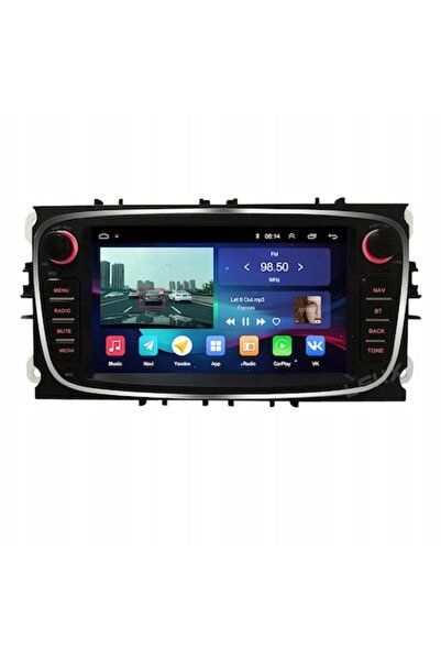 Eunavi Navigație auto Android 13 de 7 inch pentru Ford (CarPlay wireless și Android Auto, 2GB/32GB)