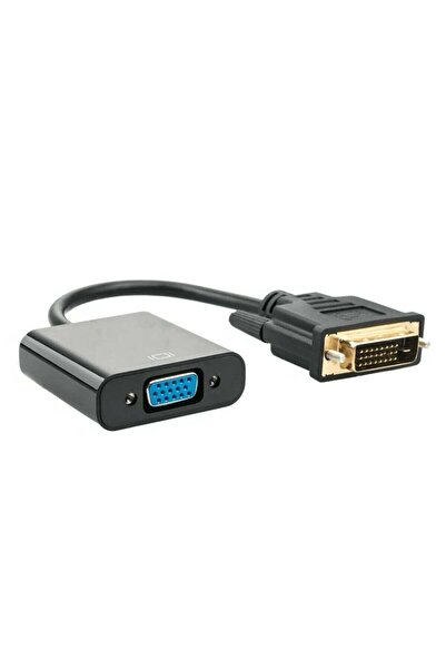 FUJISHKA محول DVI-D إلى VGA نشط 24+1 ذكر إلى أنثى، 1080 بكسل