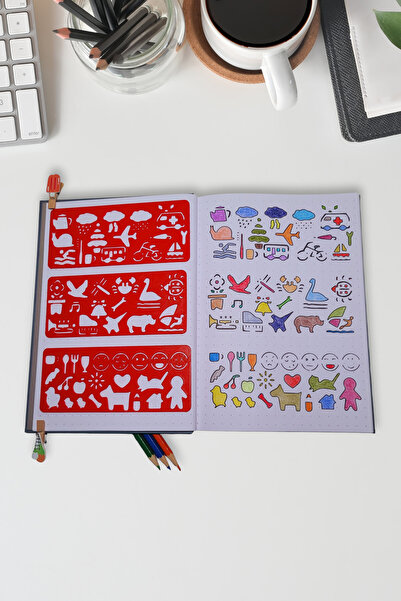 Karmelom Studio Montessori Thematic Figured Template Ruler Set (3 Pieces)