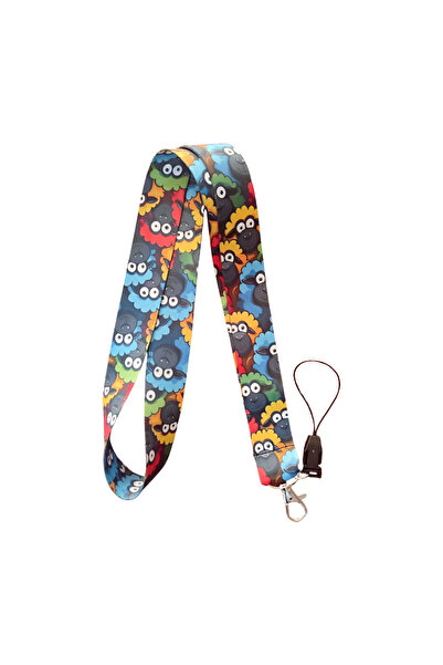 Ankara Üniforma حبل تعليق للرقبة على شكل خراف ملونة وحزام للهاتف (حامل البطاق...