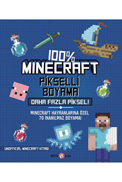 Genel Markalar %100 Minecraft Pikselli Boyama - Daha Fazla Piksel!