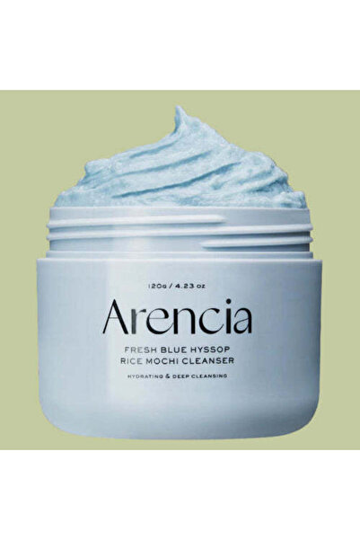 Arencia Demachiant facial cu mochi și orez proaspăt de hisop albastru 120 g