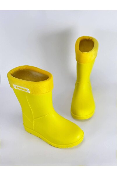 YAŞARYILDIZ AYAKKABI 1963 TEN BERİ İçi Kürklü Soğuk Ve Su Geçirmez Çocuk Yağmur Çizmesi