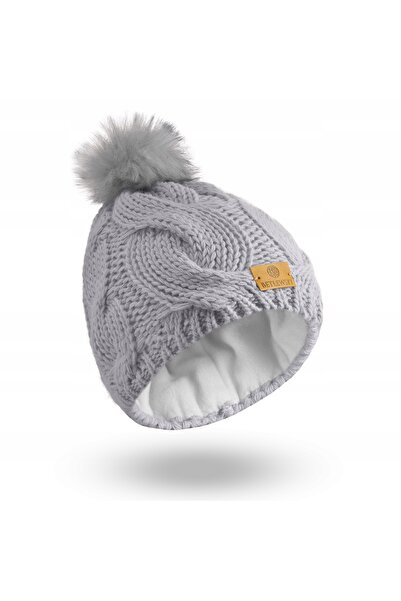 Other Căciulă pentru copii BCDZ-P1 GRI-ALBASTRU IARNĂ