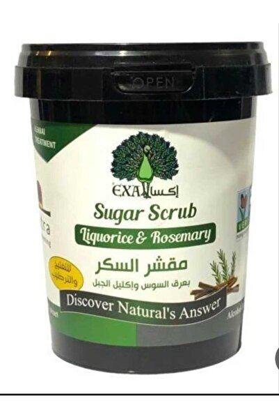 EXA إكسا مقشر السكر بعرق السوس واكليل الجبل 600جرام