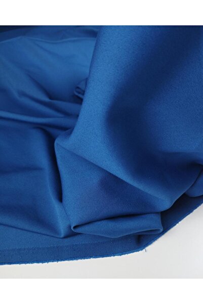 Kumaş Parça albastru cobalt țesătură subțire din bumbac (lățime 140 cm x lung...