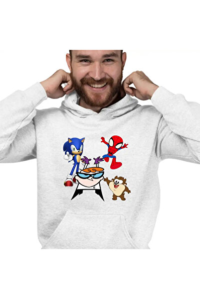 OEM Hanorac Barbati laboratorul lui Dexter Sonic Paienjenel Taz Diavol Tasmanian