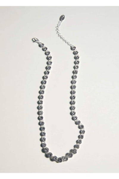 MANGO Woman Kristal taşlı kolye