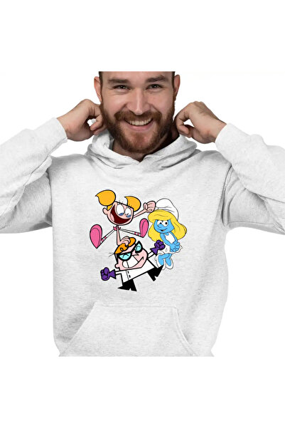 OEM Hanorac Barbati Laborator Dexter Dee Dee Strumfita Strumfii