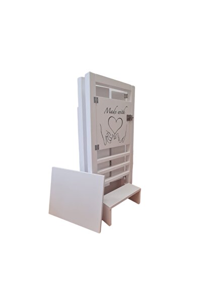 OEM Foldable Learning Tower, White Foldable Learning Tower, Writing Board, Sticker Personalization