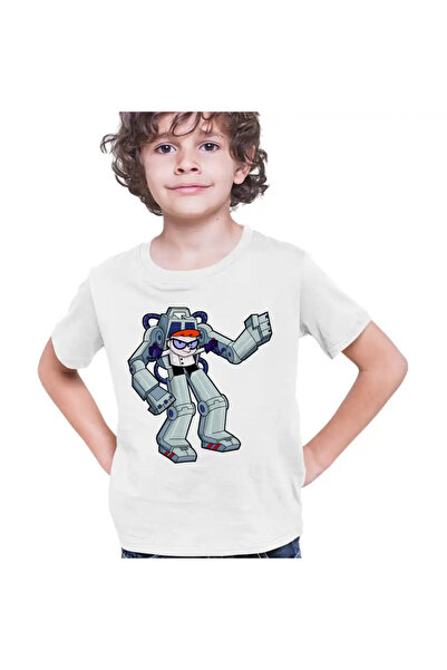 OEM Tricou Copii Baieti Laborator Dexter Robot Exoschelet