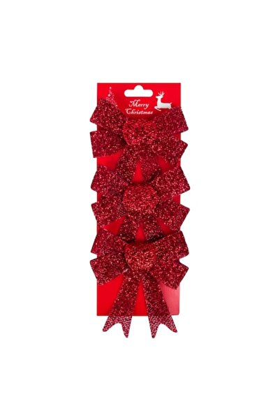 ANTBRO Στολίδια χριστουγεννιάτικου δέντρου, κόκκινα με γκλίτερ, South Perfect...