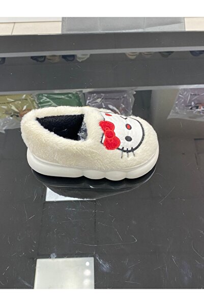 AkınalBella Hellocat Patterned Children's Home Slippers
