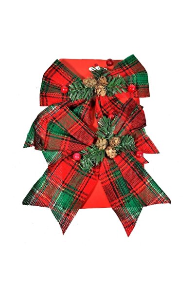 ANTBRO Ornamente de Crăciun pentru brad cu crenguțe și conuri de pin, South P...