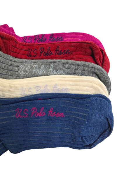 U.S. Polo Assn. Women's Socket 5-Piece Socks Over-Sk25
