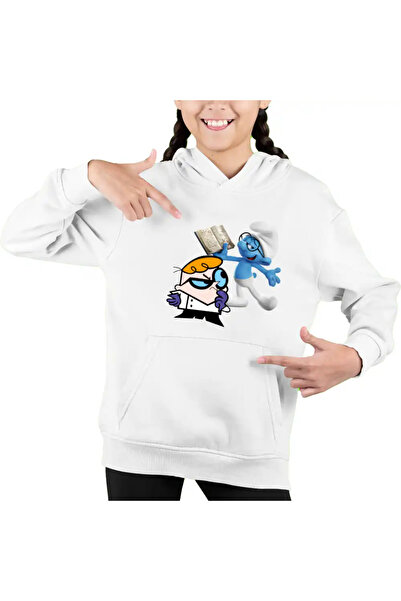 OEM Hanorac Copii Fete Laborator Dexter Strumful Istet Scoala Carte