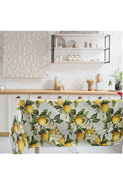 Kotonia Home Exotic 3D tablecloth - 100% cotton, waterproof crepe, 180x220 cm...