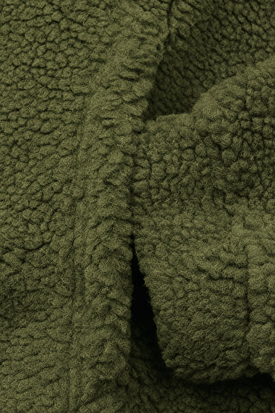 GENIUS STORE Erkek Kapüşonlu Polar Sherpa Kuzu Kumaş İçi Şardonlu Kapüşonlu Sweatshırt SHERPA-KAP