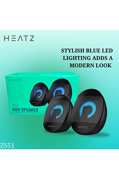HEATZ Mini Speaker for Computer, Laptop, Mobile Phone (ZS51)