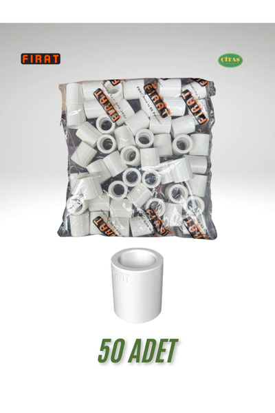 ÇİTAŞ FIRAT PPRC 20 MM MANŞON KAYNAKLI 20 MM BİRLEŞTİRME MANŞON 50 ADET