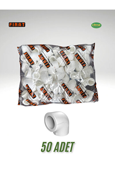 ÇİTAŞ FIRAT PPRC 20 MM KAPALI DİRSEK KAYNAKLI 20X90 KAPALI DİRSEK 50 ADET