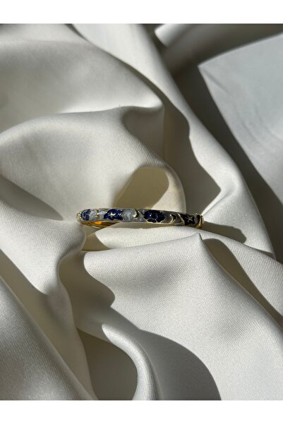 NB STEELORA Mavi Renk Detaylı Mineli Kelepçe