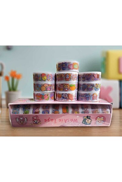 izmir yazici servis Labubu Bant Seti 10 Lu Set Özel Kutusunda Süsleme Bantı P...