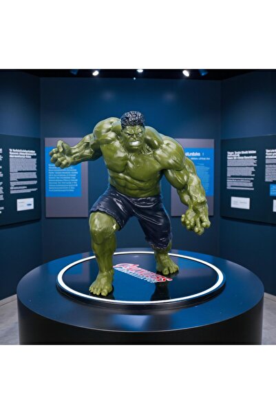 e-life shop Marvel Avengers Yenilmezler Hulk Özel Stantlı Oyuncak Figür Karak...
