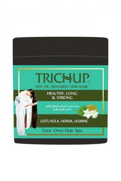 Trichup قناع علاج الشعر بالزيت الساخن صحي وطويل وقوي 500 مل