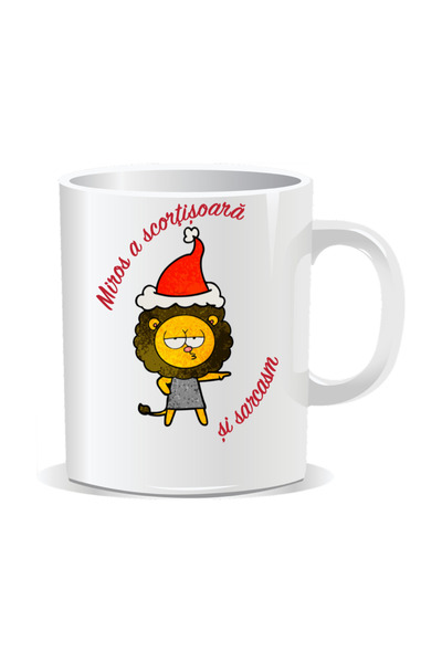 Mug Mania Personalized Christmas mug, Smell of cinnamon and sarcasm