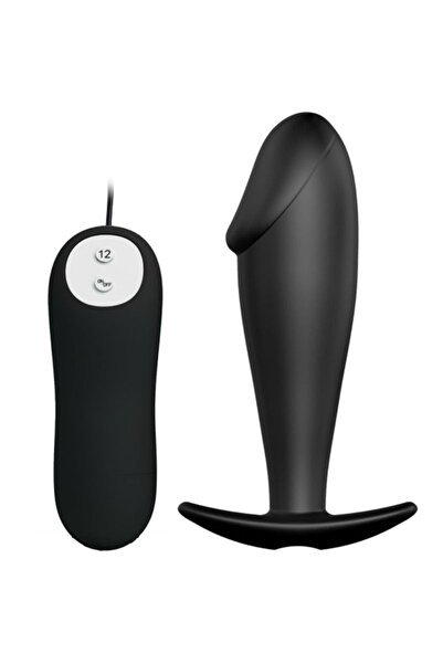 PRETTY LOVE - FORMĂ DE DOCĂ DIN SILICON ȘI 12 MODURI DE VIBRAȚIE NEGRU