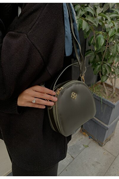 PurpleART Women's Handbag Two Compartments Adjustable Crossbody Bag 17X19Cm