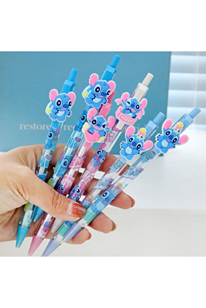 NaSaDAN Stitch Karakterli 0.7 mm Uçlu Kalem – Sevimli Renkli Tekli Versatil Kalem