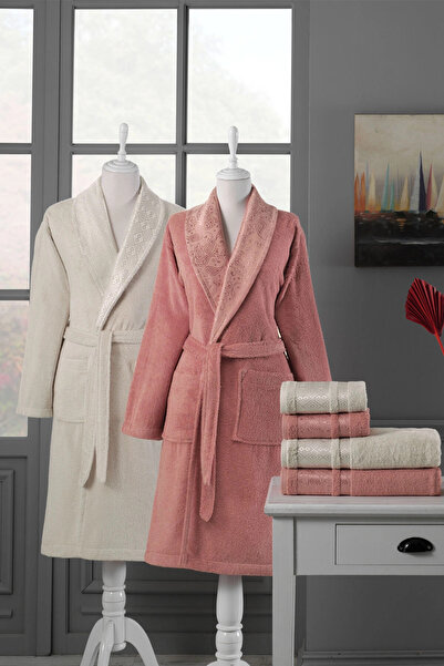 Özdilek طقم روب حمام دوري أيل 6 قطع