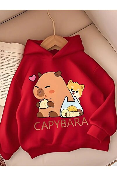 oneagılyazı Hanorac Capybara și K pisică B cu imprimeu pentru fete