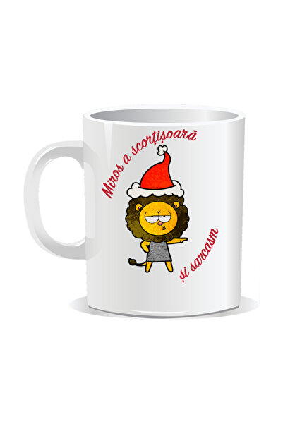 Mug Mania Personalized Christmas mug, Smell of cinnamon and sarcasm